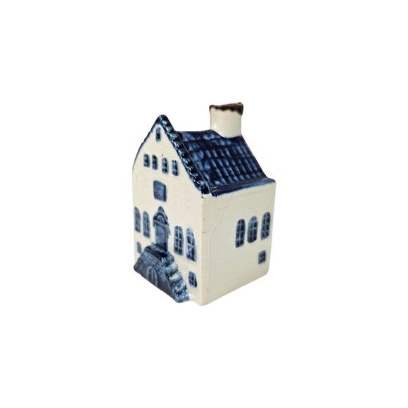 Vintage KLM Blue Delft House #4 Rynbende Empty Holland Dutch KLM Airlines - Picture 6 of 8